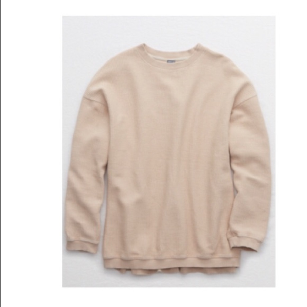 Aerie New Love Corded Oversized Sweatshirt